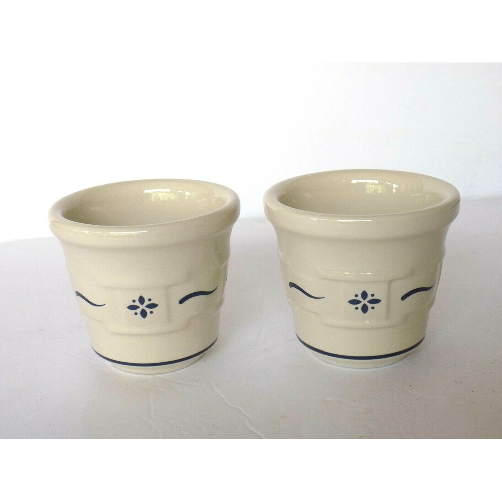 Votive Candle Cup Set  Classic Blue Woven Traditions Longaberger
